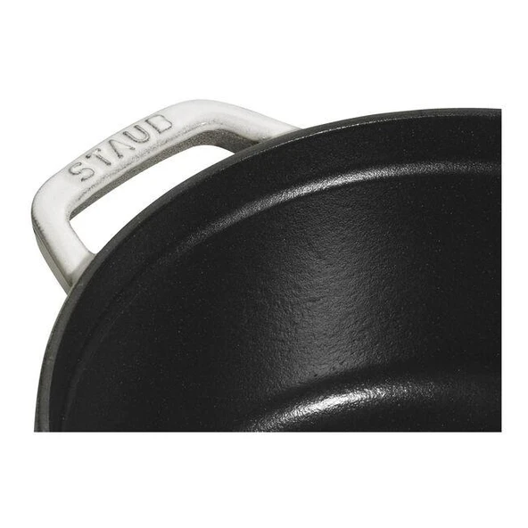 Staub 405014140 Döküm Tencere 28 cm Trüf Beyaz - 4