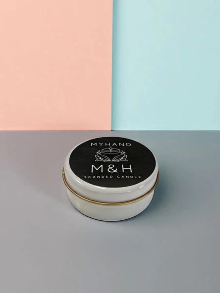 MyHand Soyawax Beyaz Teneke Mum Eternal Love Esans Kokulu Kutu Mum 60 Gr - 3