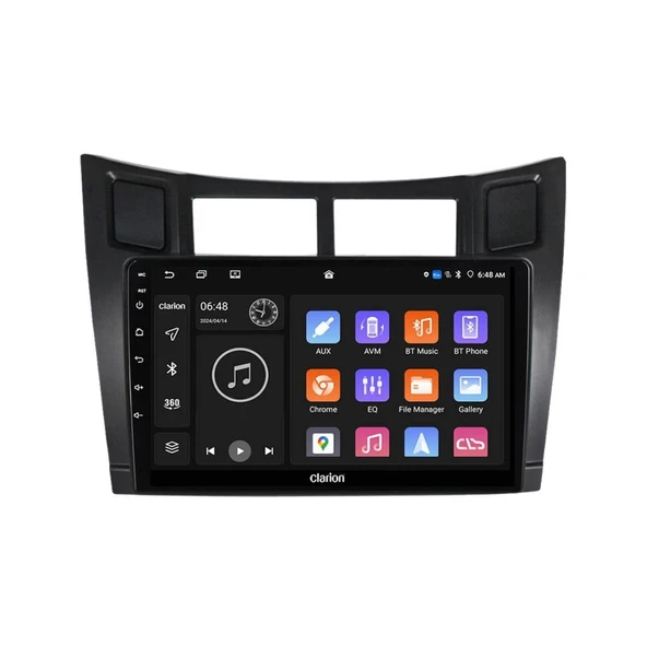 Toyota Yaris ile uyumlu Android Multimedya Sistemi 4-64 Clarion (2005-2012) - Resim 4