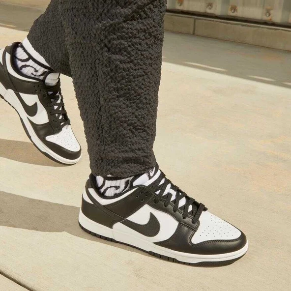 Dunk Low Retro Panda Erkek Sneaker Ayakkabı DD1391-100 - 2