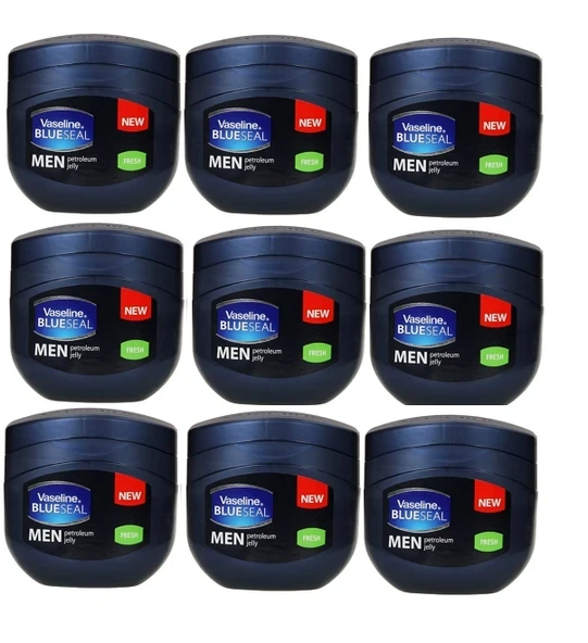 Vaseline Blueseal Men Jel Petroleum 100 ml 9'lu set - 1