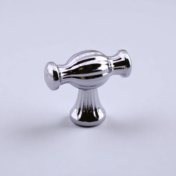 Kesir Gümüş Krom Metal Kulp Düğme Mobilya Çekmece Mutfak Dolabı Dolap Modern Kapak Kulpları - Resim 8