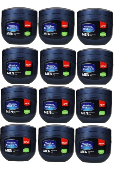 Vaseline Blueseal Men Jel Petroleum 100 ml 12'li set