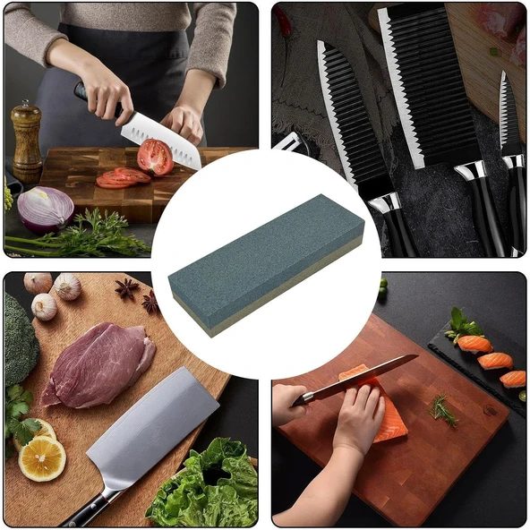 Bileme Taşı 15 cm Bıçak Balta Testere Nacak Satır Keskinleştirme Girit Taş Bileyleme - 3