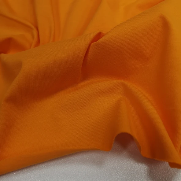 Kaf Kumaş  Penye Süprem Kumaş | %100 Pamuk | 220 Gr | Açık Turuncu ürün görseli