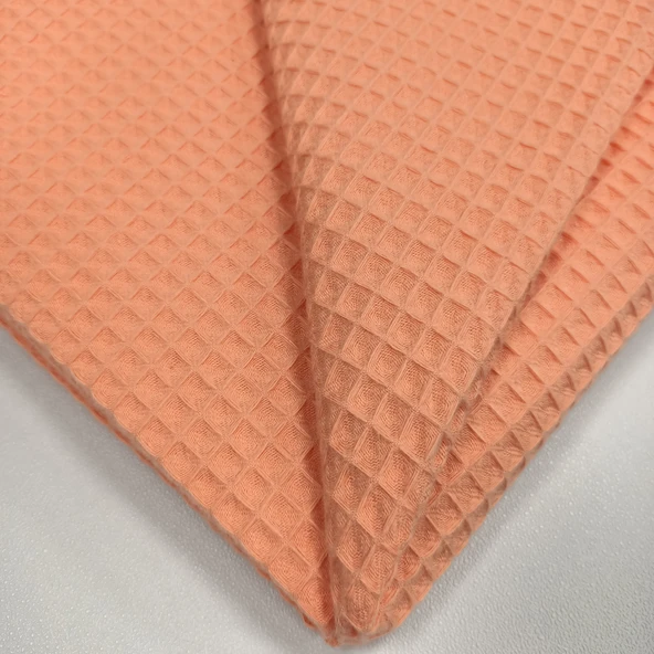 Kaf Kumaş  Waffle Pike Bornozluk Kumaş | 100% Pamuk | W-29 - Resim 2