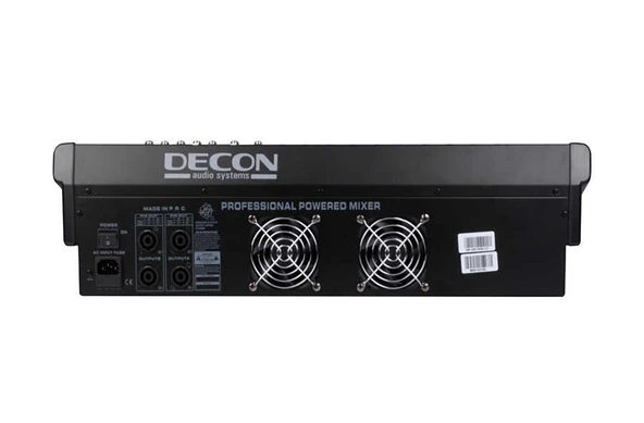 DECON DMP-162FX 16 Kanal 650w*2 Power Mixer 16 Kanal 1500w*2 Power Mixe - Resim 2