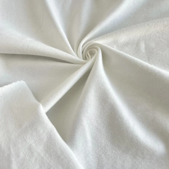 Kaf Kumaş  Modal Penye Süprem Kumaş | Ekru ürün görseli
