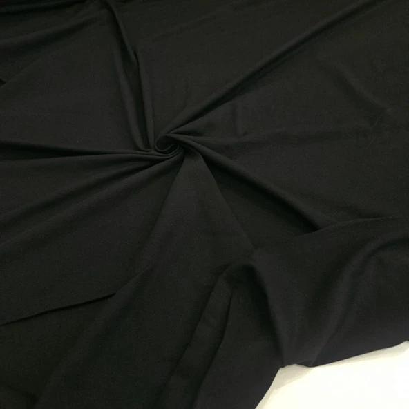 Kaf Kumaş  Mikro Modal Penye Süprem Kumaş | Siyah ürün görseli