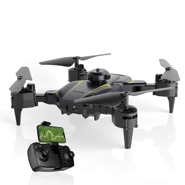Corby Drones CX029 Sapphire Kablosuz Katlanabilir Hareketli Kamera Smart Drone Siyah - 2