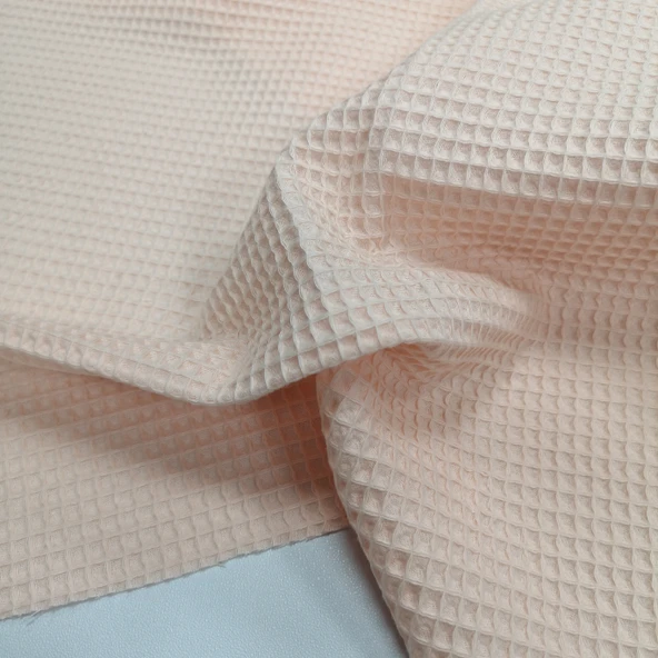 Kaf Kumaş  Waffle Pike Bornozluk Kumaş | 100% Pamuk | W-28 - Resim 3