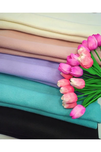 3 İplik Şardonlu Kumaş | Siyah - Resim 3