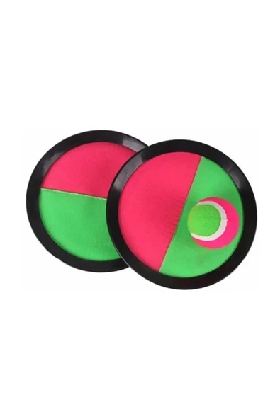 At Yakala Sağlık Topu At Tut Cırt Cırtlı Top Yakalama Oyun Seti Motivasyon Geliştirici Catch Ball - Resim 6