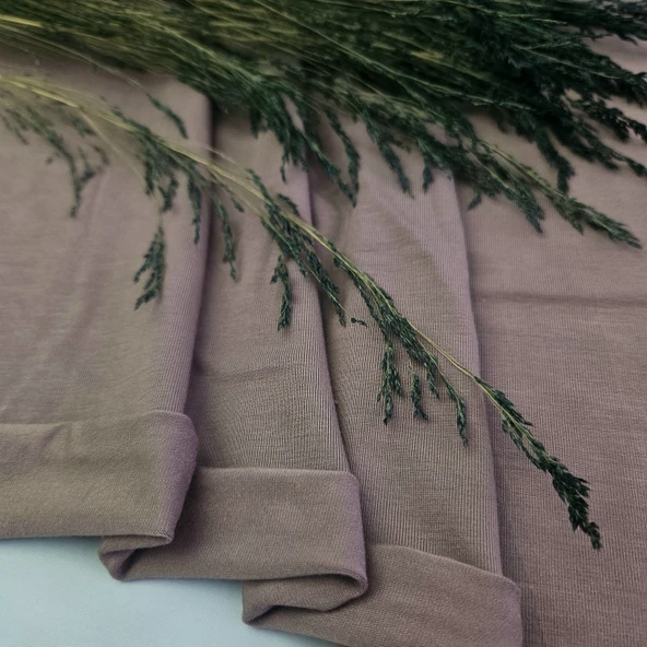 Kaf Kumaş  Modal Süprem Kumaş | Kahverengi - Resim 2