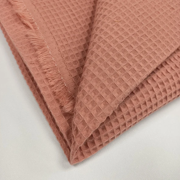 Kaf Kumaş  Waffle Pike Bornozluk Kumaş | 100% Pamuk | W-38 - 2