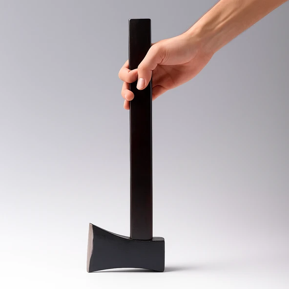 885 Gram 36 Cm El Yapımı Marangoz Balta Yarma Yontma Odun Kesme Ahşap Saplı Ergonomik Kamp Baltası - 7