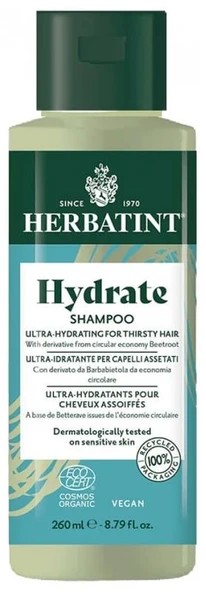 Herbatint Hydrate Organic Shampoo 260ml