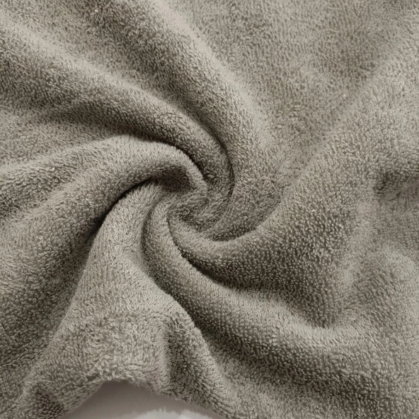 Kaf Kumaş  Pamuklu Havlu Kumaş | Gri - Resim 3