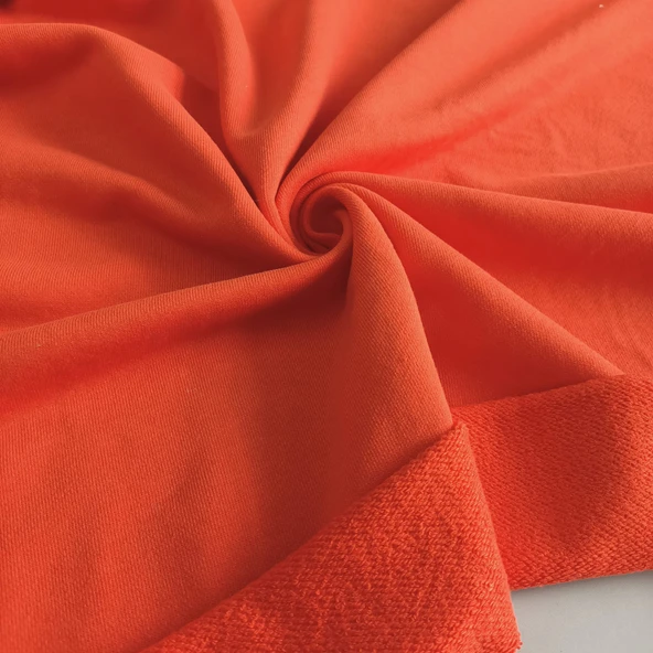 Kaf Kumaş  Modallı 3 İplik Kumaş | Turuncu ürün görseli