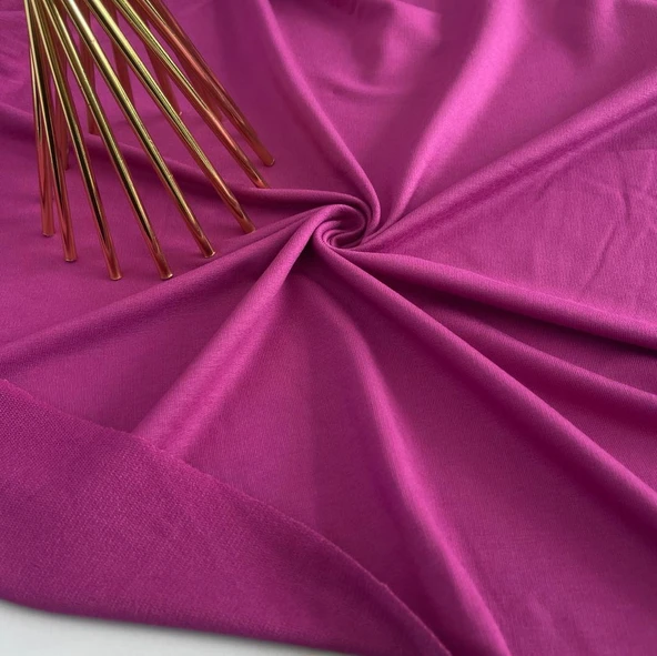 Kaf Kumaş  Viskon İki İplik Kumaş | Fuşya ürün görseli