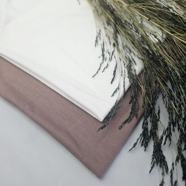 Kaf Kumaş  Modal Süprem Kumaş | Kahverengi - Resim 3