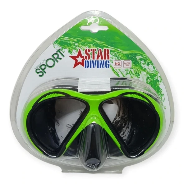 Star Diving Dalış Maskesi Yetişkin - 51701-YEŞİL - 4