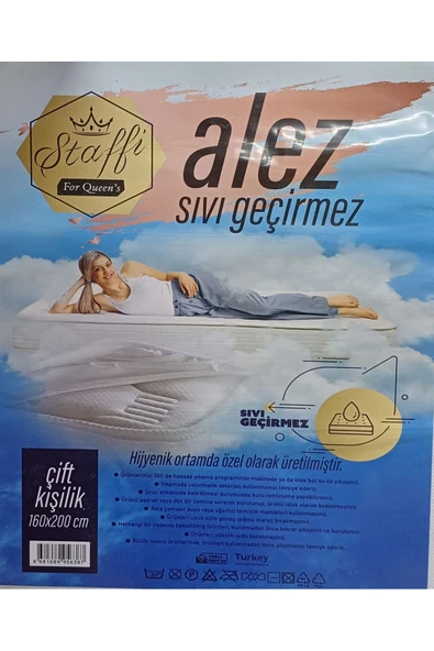 Çift Kişilik Alez Sıvı Geçirmez