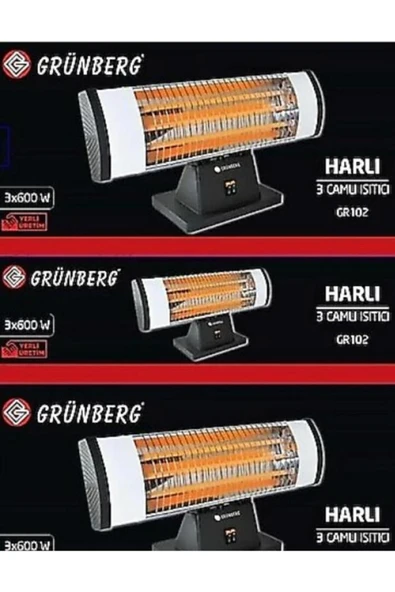 Grünberg Masa Altı Isıtıcı 3 Çubuk 1800w - Gr102 - 3