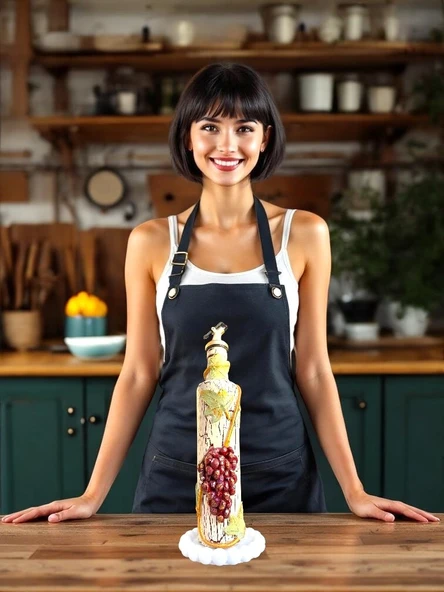 500 ML Kil Kabartma Uygulama Akdeniz ve Ege Dokunuşu El Yapımı Zeytinyağı & Üzüm Sirke Şişeleri, Yağdanlık - 2