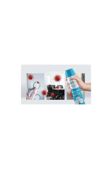 BORTAM DEZENFEKTAN 10 ADET VİRÜS BAKTERİ VE MANTARA KARŞI ETKİLİ AEROSOL - 3