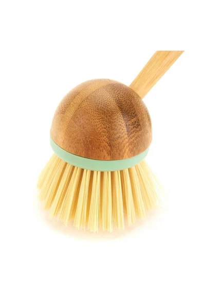 Bambu Saplı Temizlik Fırçası Çok Amaçlı Ahşap Saplı Fırça - 3