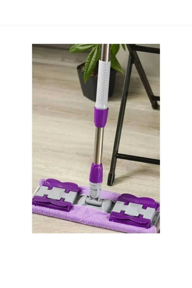 YER MOPU FAYANS PARKE ZEMİN VE DUVAR İÇİN MİKROFİBER MANDALLI MOP - 2