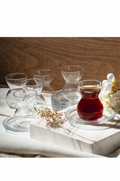 P.96575 Etnik Çay Bardağı Seti 6 kişilik çay seti Paşabahçe Etnik - 2