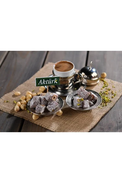 Fındıklı Çifte Kavrulmuş Hindistan Cevizli Hediyelik Lokum 300 gr Hediyelik - Turkish Delight
