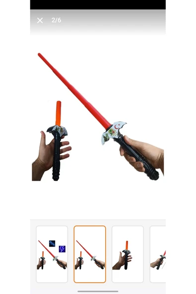 Işıklı Sesli Osmanlı Kılıcı Mehter Marşı Çalan Müzikli Kılıç 68 cm - 3