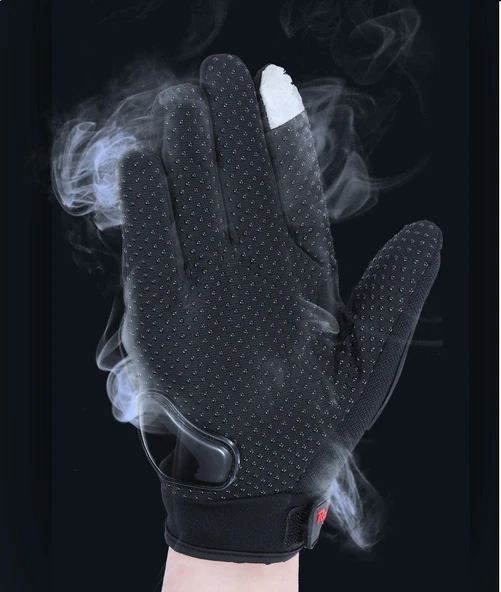 Motor Eldiveni Profesyonel Korumalı Dokunmatik Motosiklet Eldiveni - 8