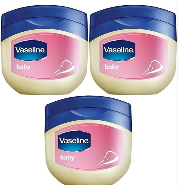 Vaseline Nemlendirici Jel Krem (Vazelin) 100ML Baby (3 Lü Set)
