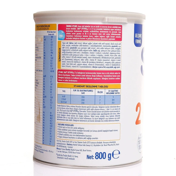 SMA Optipro Probiyotik 2 Bebek Devam Sütü 6-12 Ay 400gr - 6