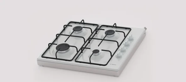 Bosch PBP0C2K80L Beyaz Set Üstü Ocak