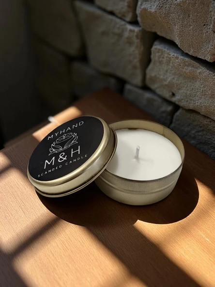 MyHand Soyawax Gold Teneke Mum Eternal Love Esans Kokulu Kutu Mum 60 Gr - 6