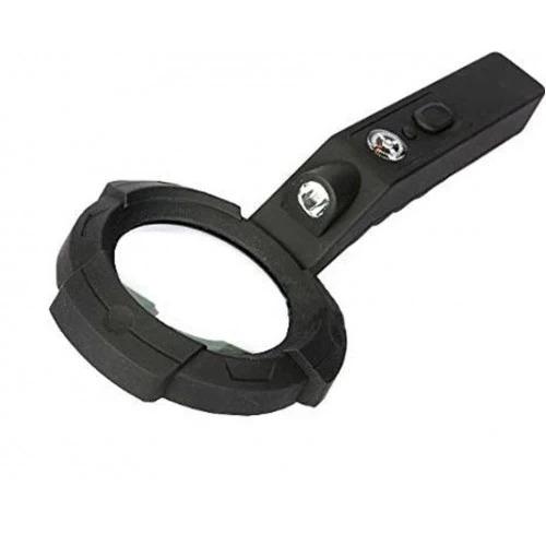 7 Led Aydınlatma,fener,pusula,4x Büyütme Okuma Büyüteç  Th600557 - 4