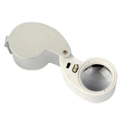 Mini 40x25mm Takı Büyüteç, Cep Büyüteç, Teftiş, Elmas Pullar, Madeni Kontrol Lup Mg21011 - 5
