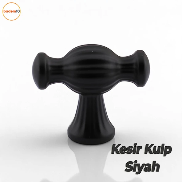 Kesir Siyah Metal Kulp Düğme Mobilya Çekmece Mutfak Dolabı Kulbu Dolap Modern Kapak Kulpları ürün görseli