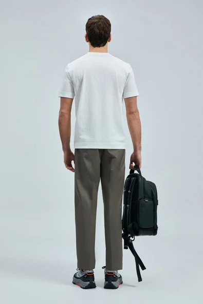 Olıvıa Modern Grafik T- Shirt Kırık Beyaz - Resim 5