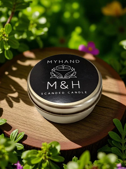 MyHand Soyawax Gold Teneke Mum Eternal Love Esans Kokulu Kutu Mum 60 Gr - 5