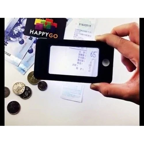 İphone  Şekli Led Işıkları Ile Led Aydınlatmalı,3x5x,okuma Büyüteç - 3