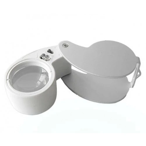 Mini 40x25mm Takı Büyüteç, Cep Büyüteç, Teftiş, Elmas Pullar, Madeni Kontrol Lup Mg21011 - 3