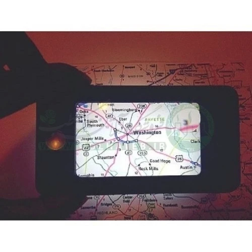 İphone Şekli Led Işıkları Ile Led Aydınlatmalı,3x5x,okuma Büyüteç - 4