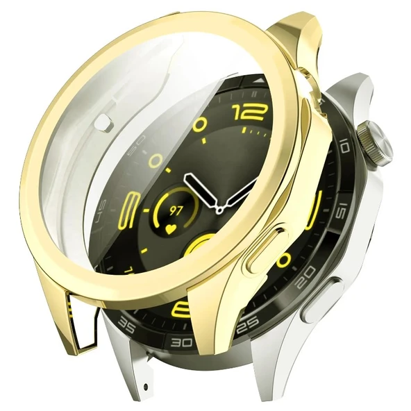 Huawei Watch Gt4 46mm Uyumlu Kasa Ekran Koruyucu 360 Tam Koruma Kılıf Kapak - 6