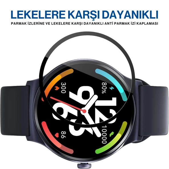 Haylou Solar Lite ile Uyumlu 3D Full Ekran Koruyucu - Resim 4